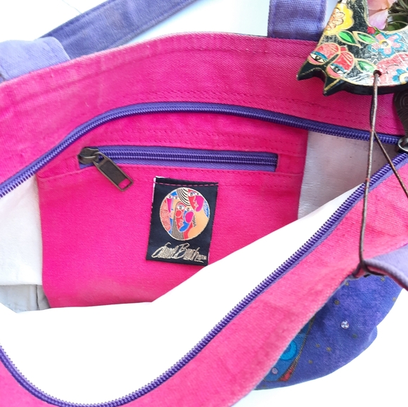 LAUREL BURCH Cats Tote Over-the-Shoulder Canvas - Picture 4 of 11